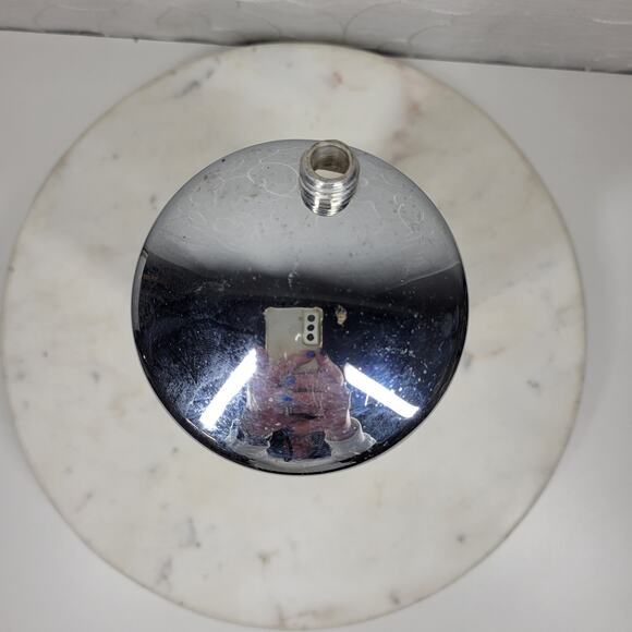 Vintage MCM Glass Cocktail Recipe Shaker 9" Silver Clear Liquor Drink Mixer - Picture 6 of 14